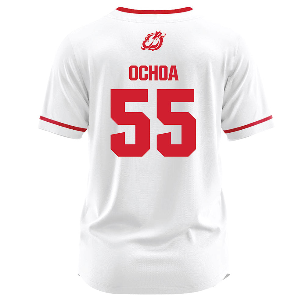 MSUM - NCAA Softball : Alyssa Ochoa - White Jersey-1