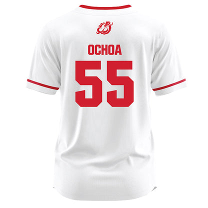 MSUM - NCAA Softball : Alyssa Ochoa - White Jersey-1