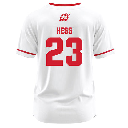 MSUM - NCAA Softball : Annabella Hess - White Jersey-1