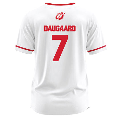 MSUM - NCAA Softball : Morgan Daugaard - White Jersey-1