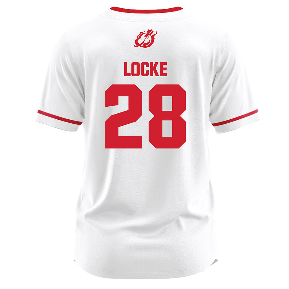 MSUM - NCAA Softball : Courtney Locke - White Jersey-1