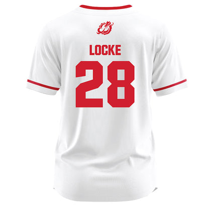 MSUM - NCAA Softball : Courtney Locke - White Jersey-1