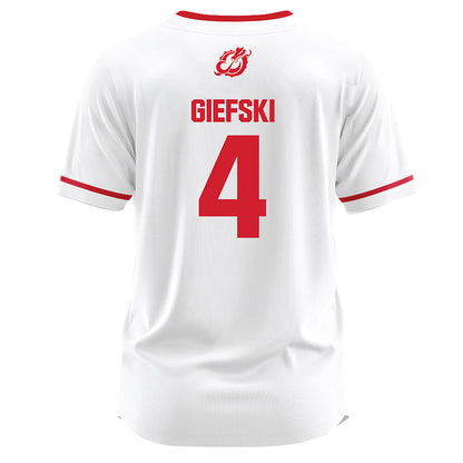 MSUM - NCAA Softball : Brooklyn Giefski - White Jersey-1