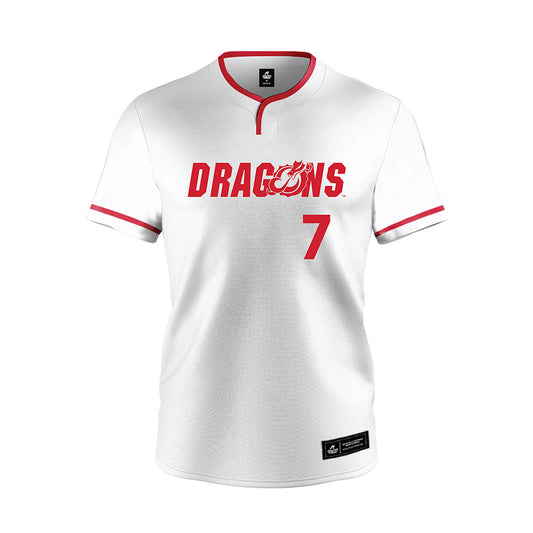 MSUM - NCAA Softball : Morgan Daugaard - White Jersey-0