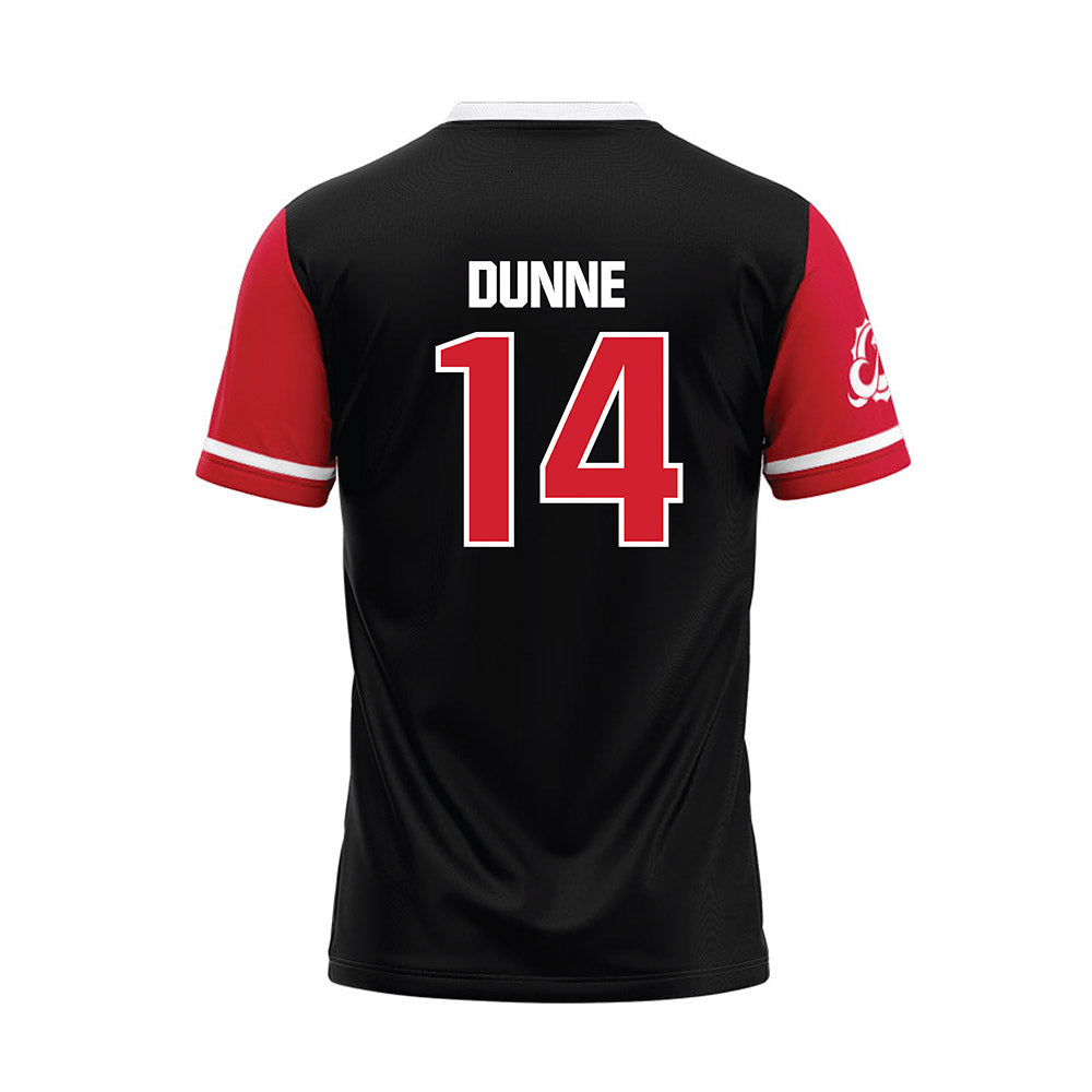 MSUM - NCAA Softball : Riley Dunne - Black Baseball Jersey-1