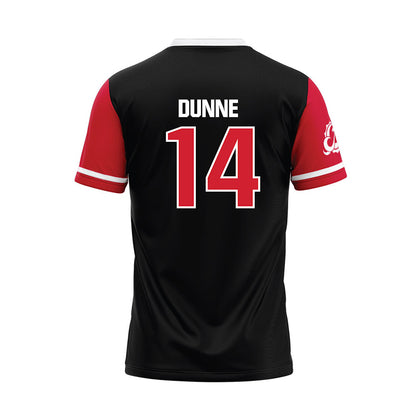 MSUM - NCAA Softball : Riley Dunne - Black Baseball Jersey-1