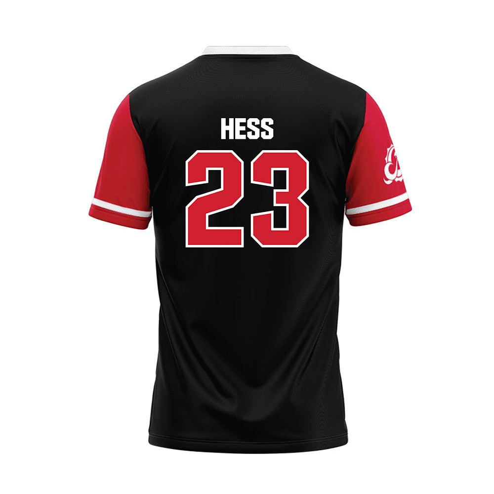 MSUM - NCAA Softball : Annabella Hess - Black Baseball Jersey-1
