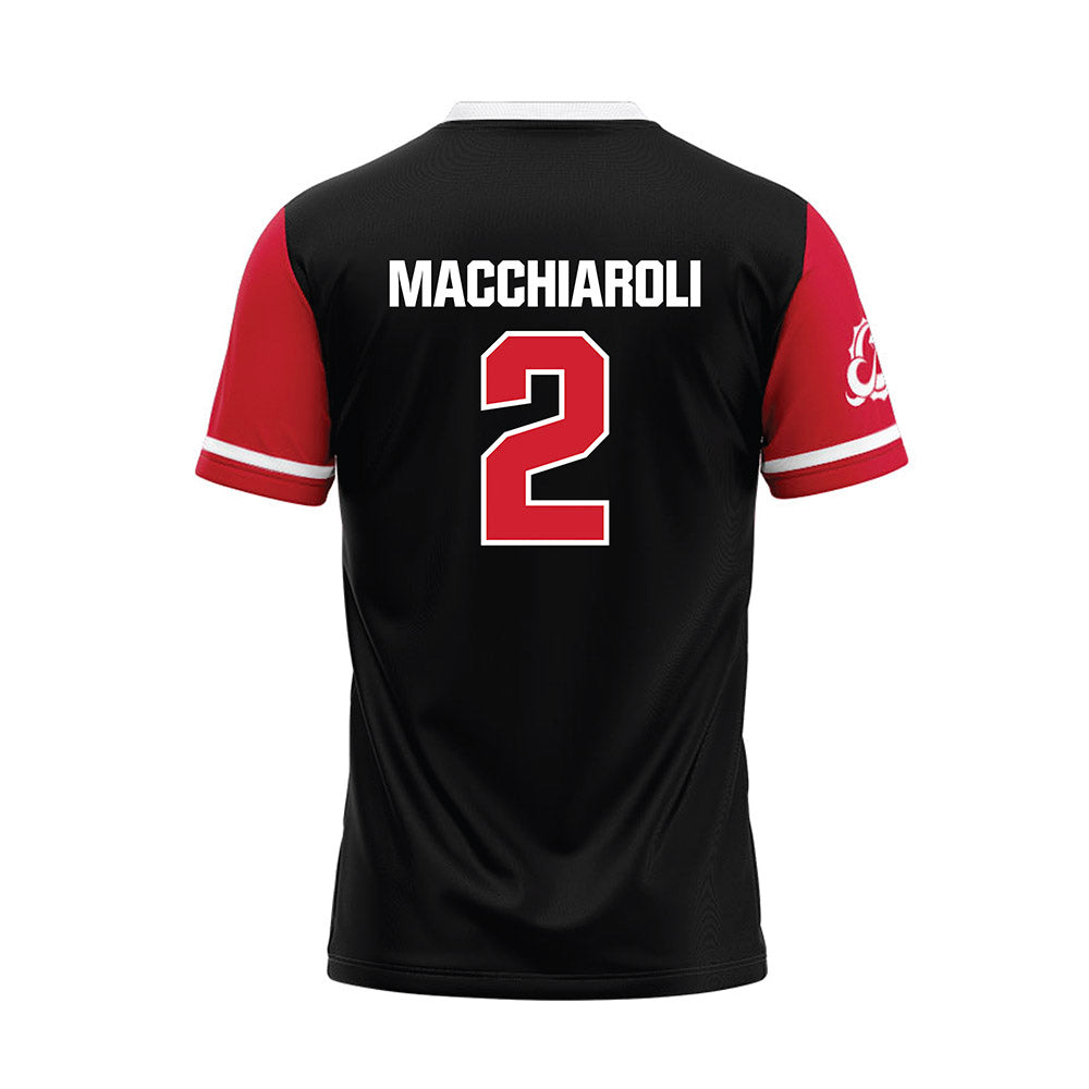 MSUM - NCAA Softball : Sami Macchiaroli - Black Baseball Jersey-1