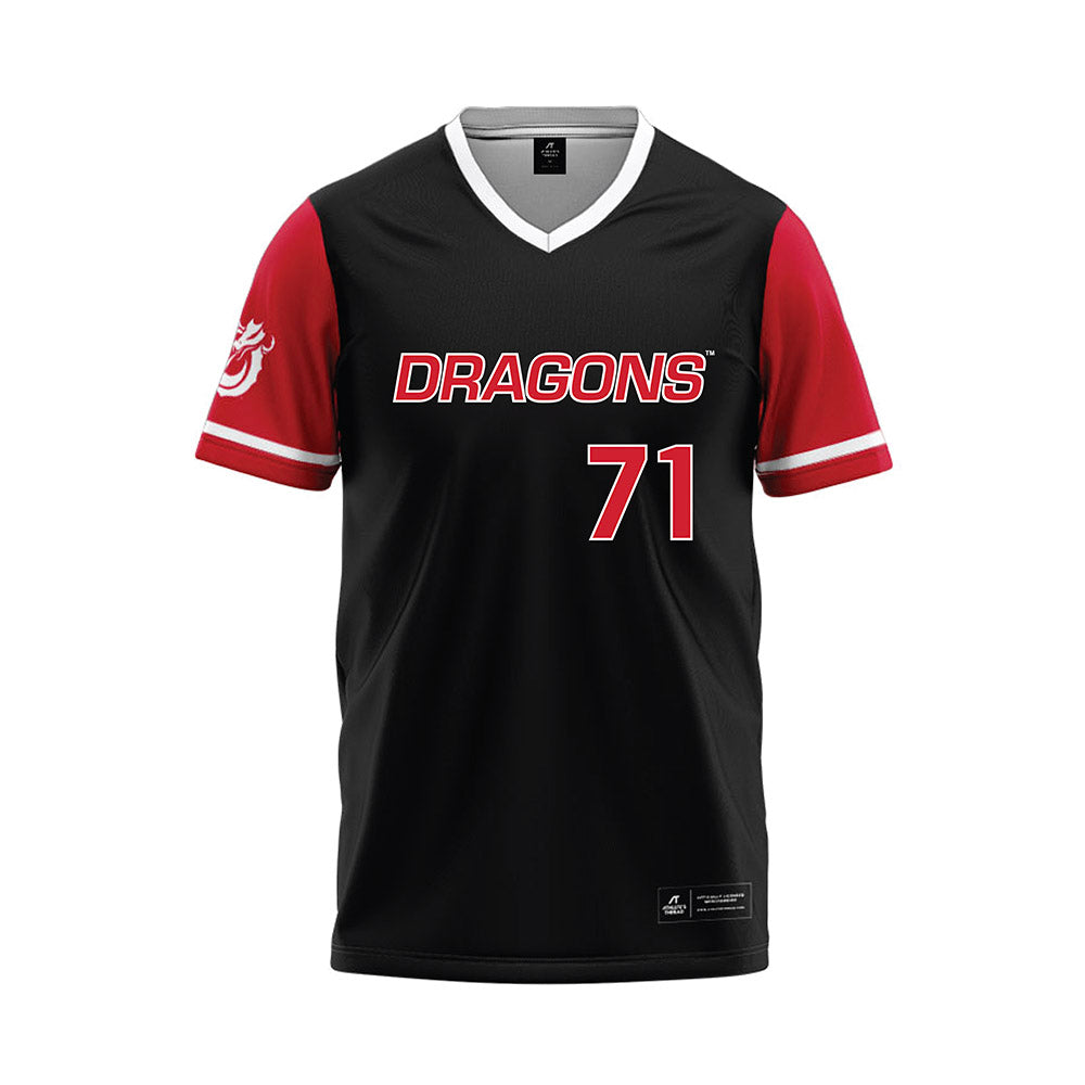 MSUM - NCAA Softball : Isabella Barley - Black Baseball Jersey-0
