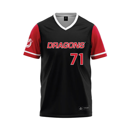 MSUM - NCAA Softball : Isabella Barley - Black Baseball Jersey-0