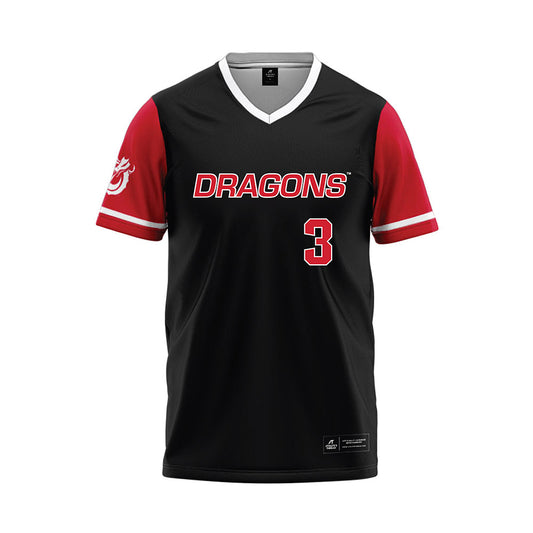 MSUM - NCAA Softball : Lacey Camden - Black Baseball Jersey-0