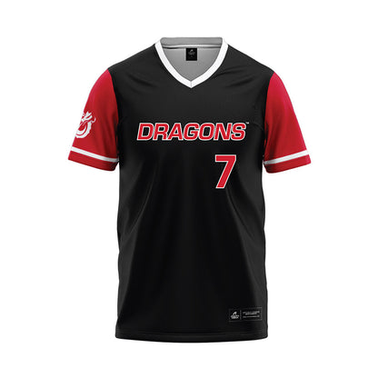 MSUM - NCAA Softball : Morgan Daugaard - Black Baseball Jersey-0