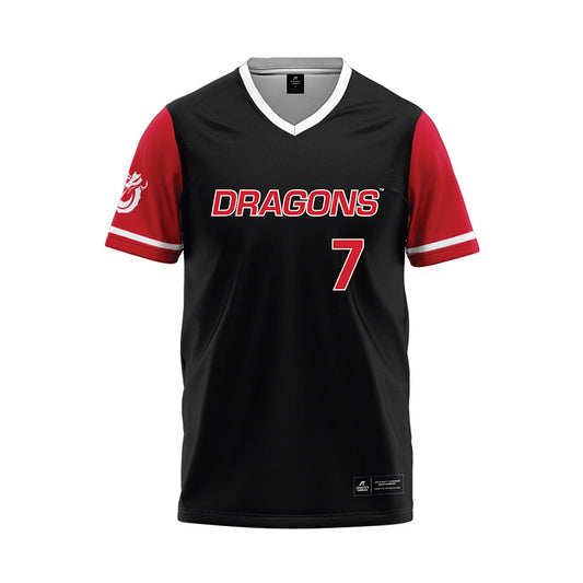 MSUM - NCAA Softball : Morgan Daugaard - Black Baseball Jersey-0