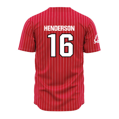 MSUM - NCAA Softball : Alivia Henderson - Red Jersey-1