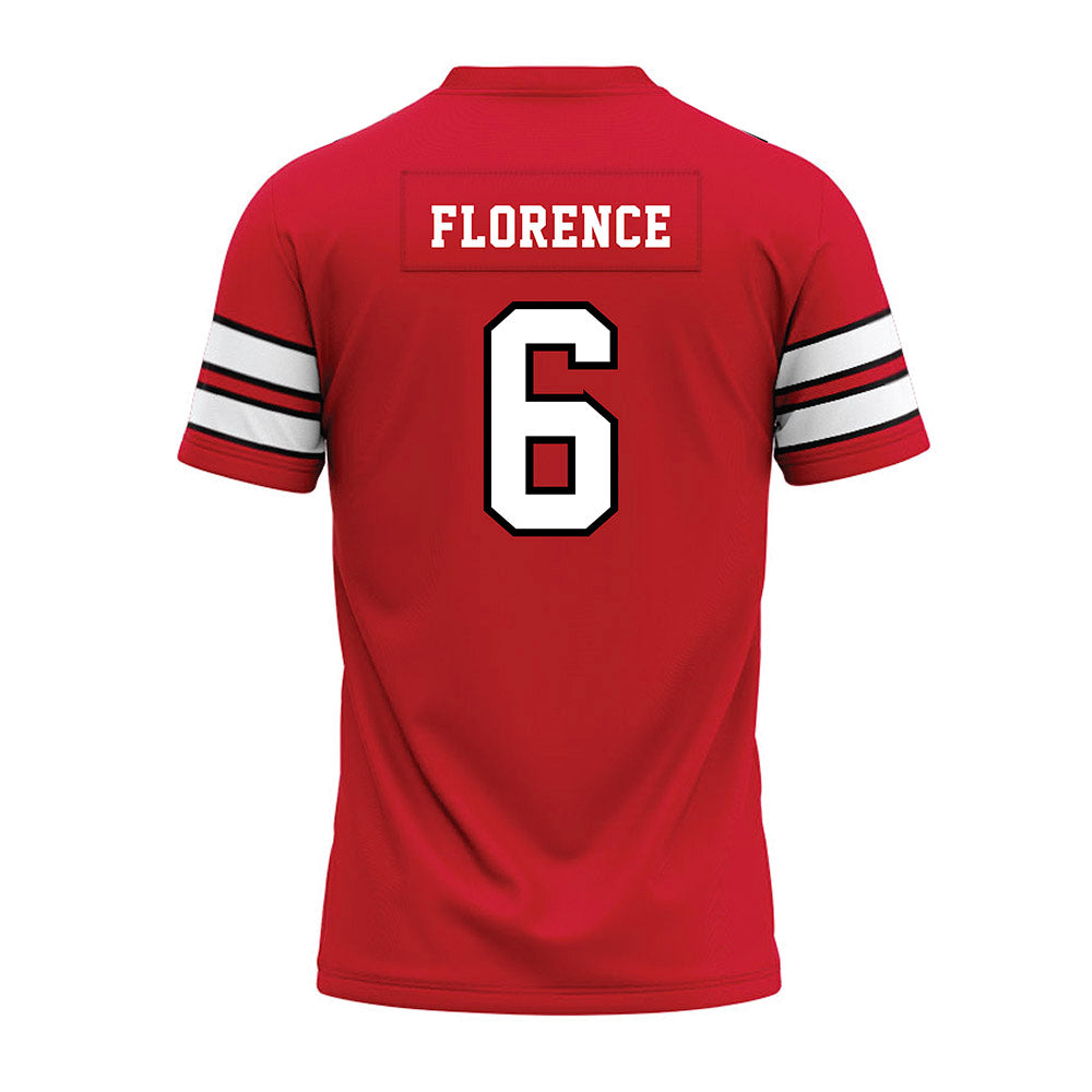 MSUM - NCAA Football : Gage Florence - Red Premium Football Jersey-1