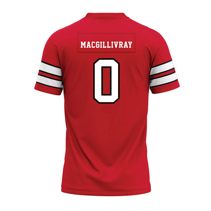 MSUM - NCAA Football : Hunter MacGillivray - Red Premium Football Jersey-1