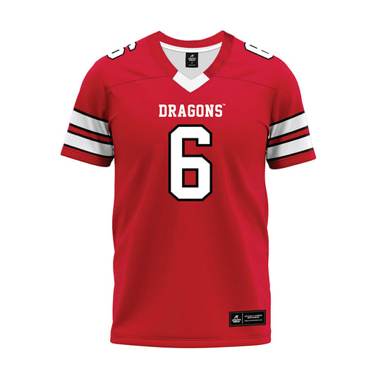 MSUM - NCAA Football : Gannon Bolgrean - Red Premium Football Jersey-0