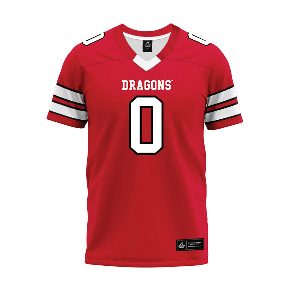MSUM - NCAA Football : Hunter MacGillivray - Red Premium Football Jersey-0