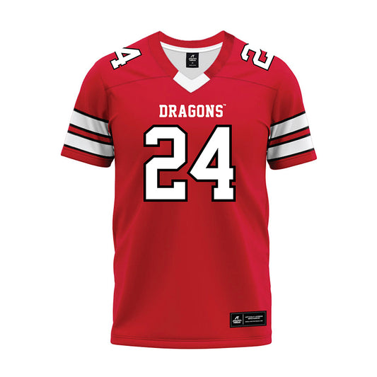 MSUM - NCAA Football : Owen Wiersma - Red Premium Football Jersey-0
