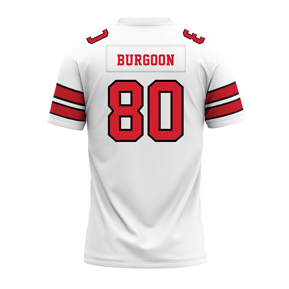 MSUM - NCAA Football : Ty Burgoon - White Premium Football Jersey-1