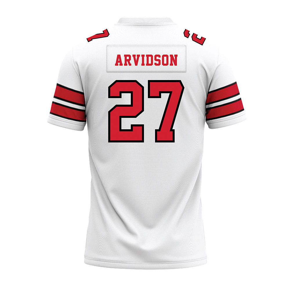 MSUM - NCAA Football : Joey Arvidson - White Premium Football Jersey-1