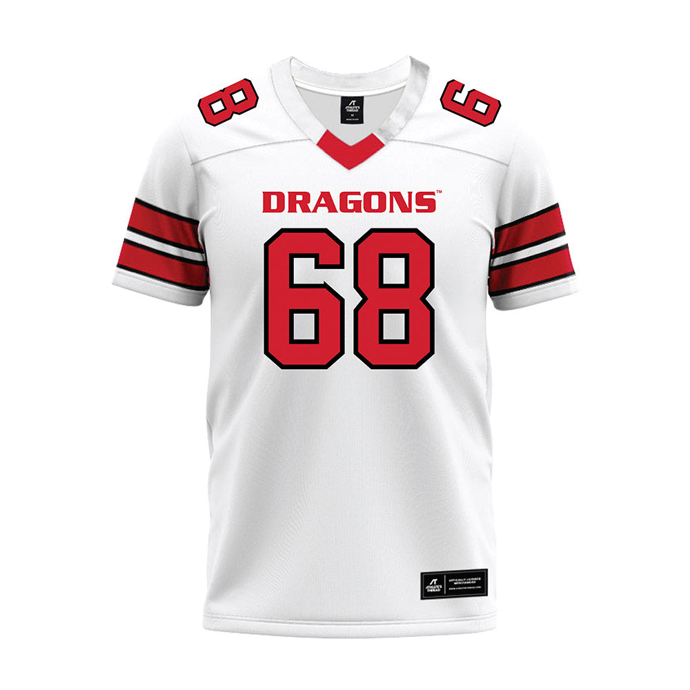 MSUM - NCAA Football : Brennan Sellheim - White Premium Football Jersey-0