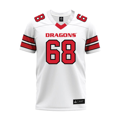 MSUM - NCAA Football : Brennan Sellheim - White Premium Football Jersey-0