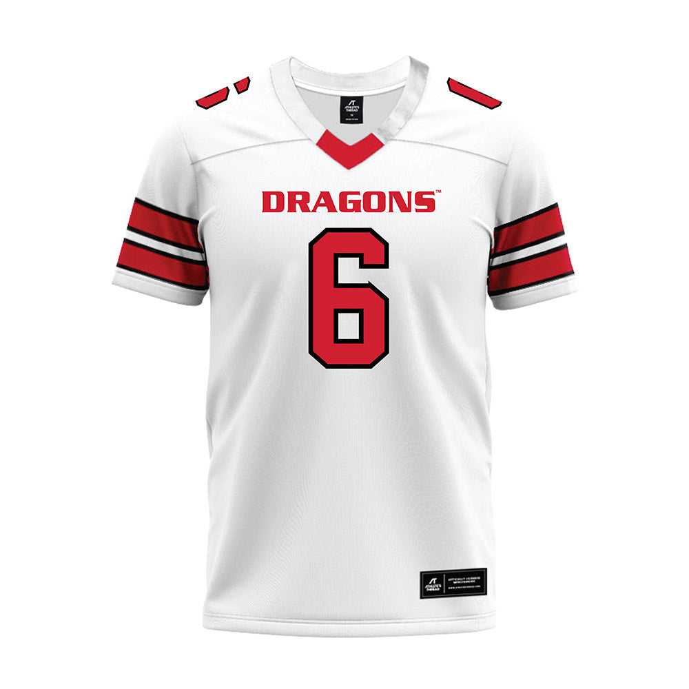 MSUM - NCAA Football : Gage Florence - White Premium Football Jersey-0
