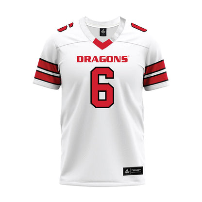 MSUM - NCAA Football : Gage Florence - White Premium Football Jersey-0
