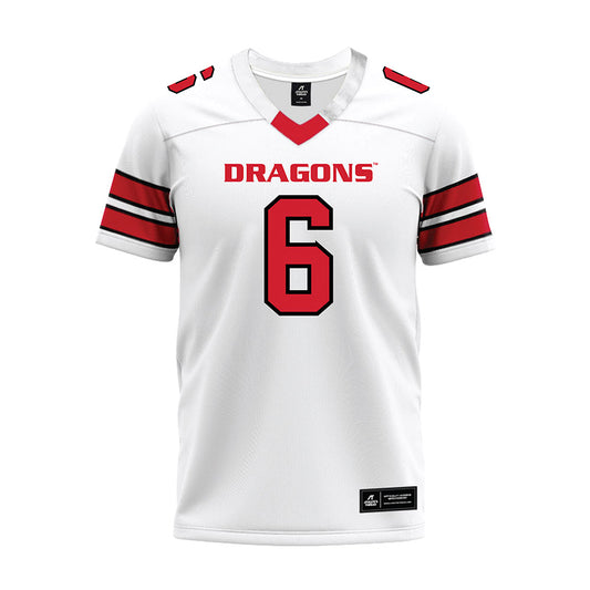 MSUM - NCAA Football : Gage Florence - White Premium Football Jersey-0