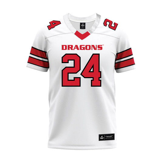 MSUM - NCAA Football : Owen Wiersma - White Premium Football Jersey-0