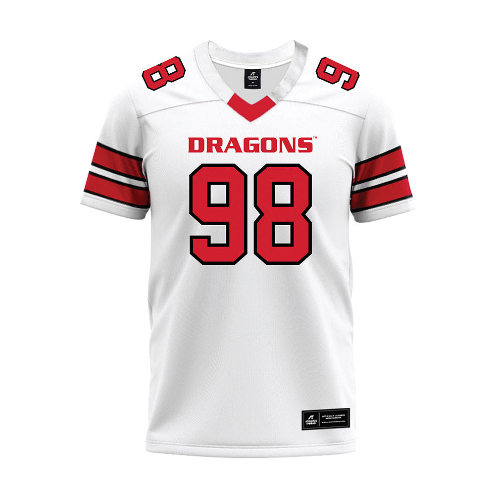 MSUM - NCAA Football : Ashton Sayre - White Premium Football Jersey-0