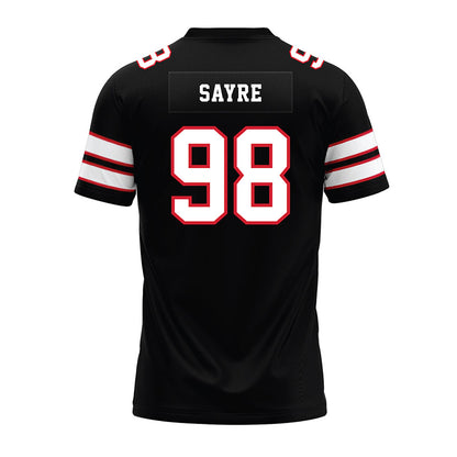 MSUM - NCAA Football : Ashton Sayre - Black Premium Football Jersey-1