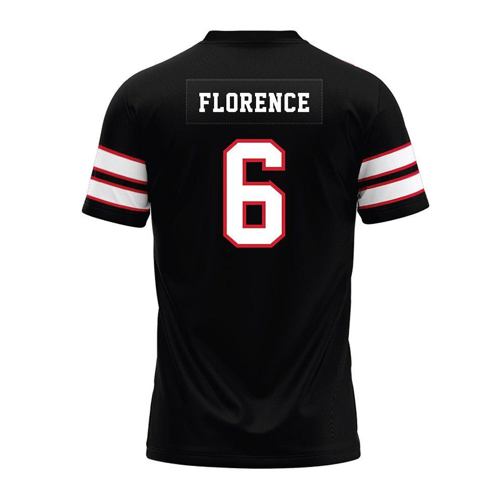 MSUM - NCAA Football : Gage Florence - Black Premium Football Jersey-1