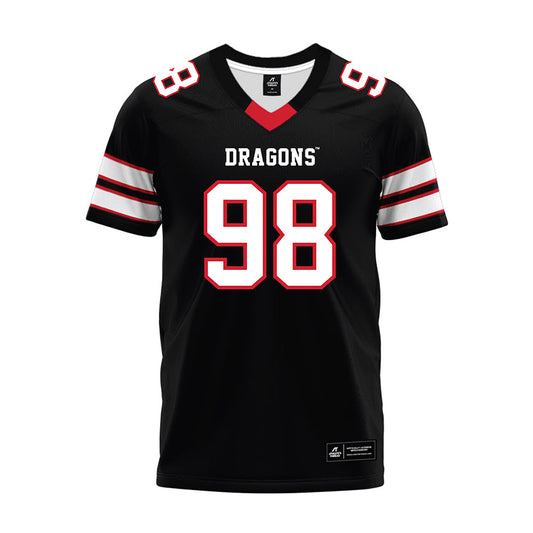 MSUM - NCAA Football : Ashton Sayre - Black Premium Football Jersey-0