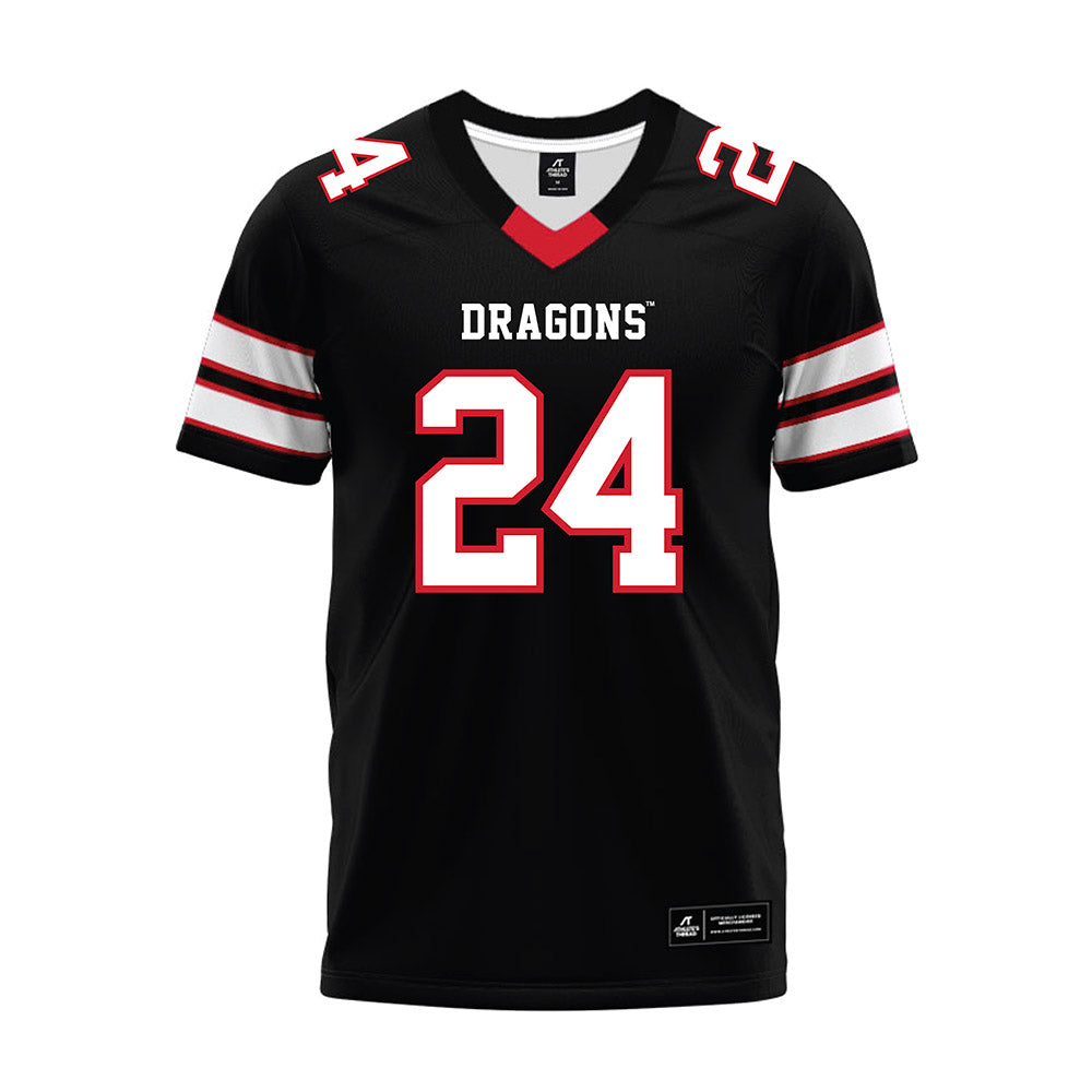 MSUM - NCAA Football : Owen Wiersma - Black Premium Football Jersey-0