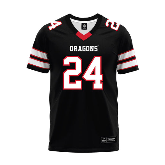 MSUM - NCAA Football : Owen Wiersma - Black Premium Football Jersey-0