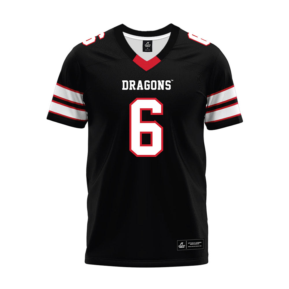 MSUM - NCAA Football : Gage Florence - Black Premium Football Jersey-0