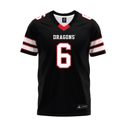 MSUM - NCAA Football : Gage Florence - Black Premium Football Jersey-0