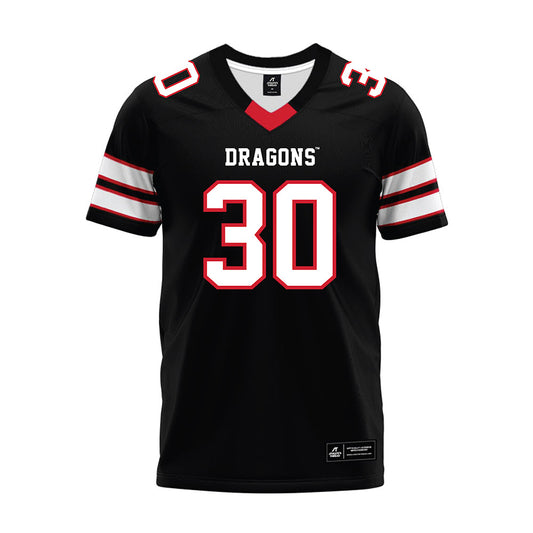 MSUM - NCAA Football : Jacion Owens - Black Premium Football Jersey-0