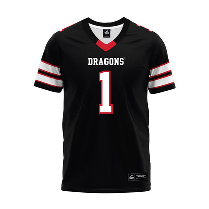 MSUM - NCAA Football : Jesus Torres - Black Premium Football Jersey-0