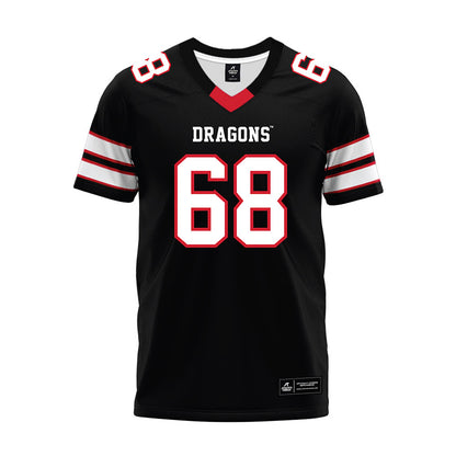MSUM - NCAA Football : Brennan Sellheim - Black Premium Football Jersey-0