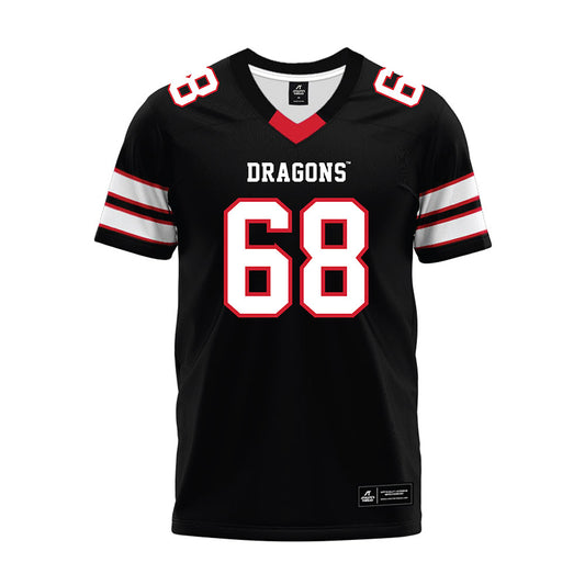MSUM - NCAA Football : Brennan Sellheim - Black Premium Football Jersey-0