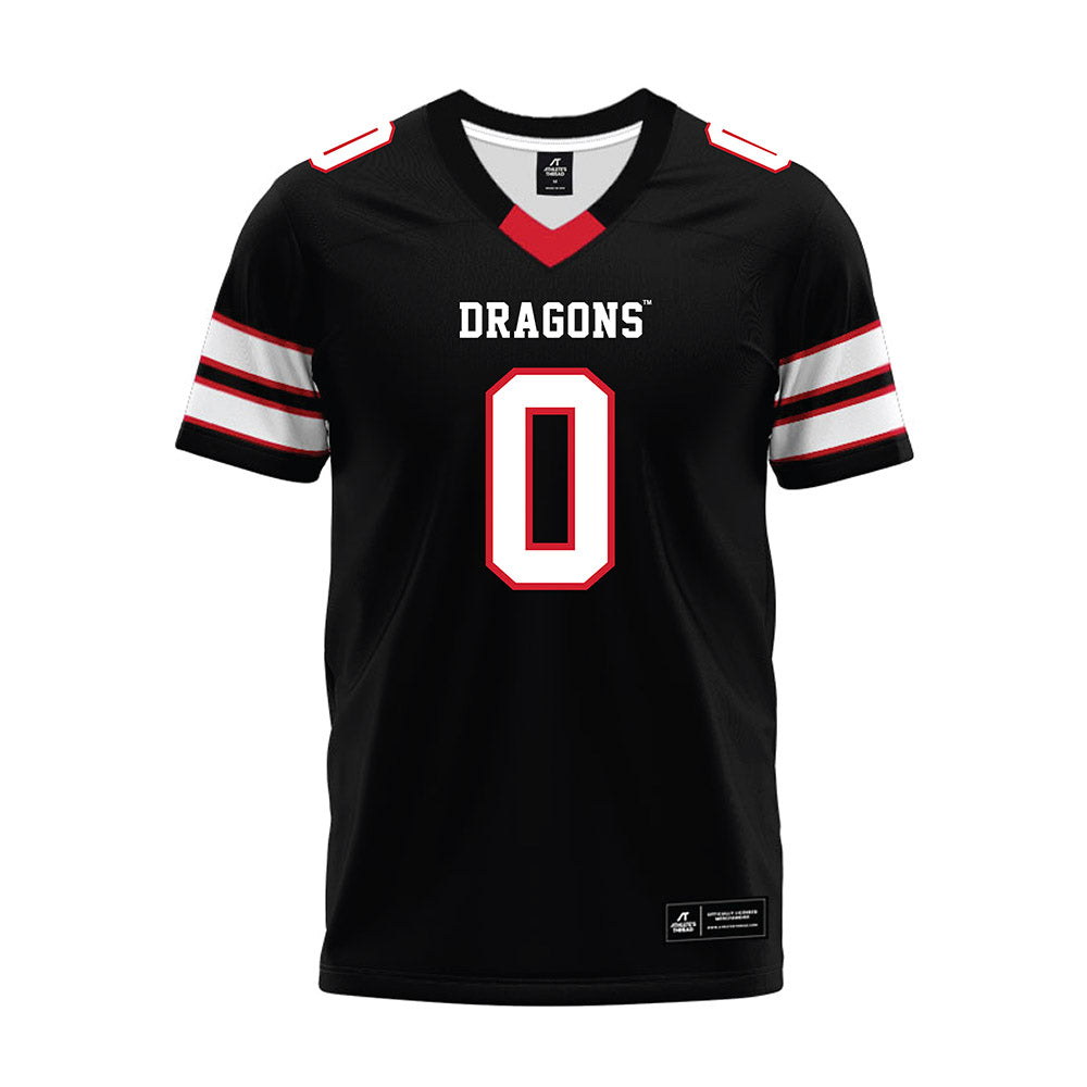 MSUM - NCAA Football : Hunter MacGillivray - Black Premium Football Jersey-0
