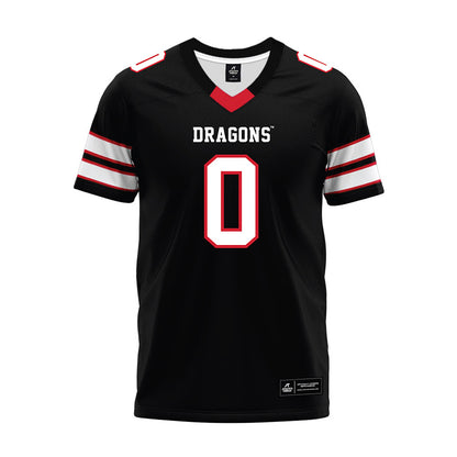 MSUM - NCAA Football : Hunter MacGillivray - Black Premium Football Jersey-0