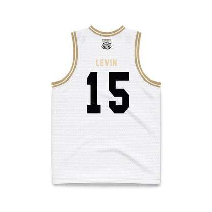 PFW - NCAA Men's Basketball : Yuval Levin - White Basketball Jersey-1