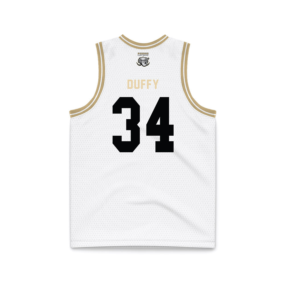 PFW - NCAA Men's Basketball : Darius Duffy - White Basketball Jersey-1
