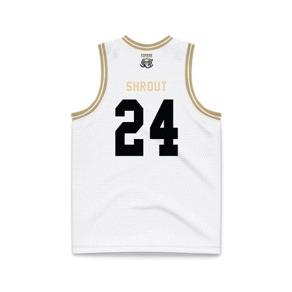 PFW - NCAA Men's Basketball : Mason Shrout - White Basketball Jersey-1