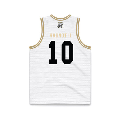 PFW - NCAA Men's Basketball : Corey Hadnot II - White Basketball Jersey-1