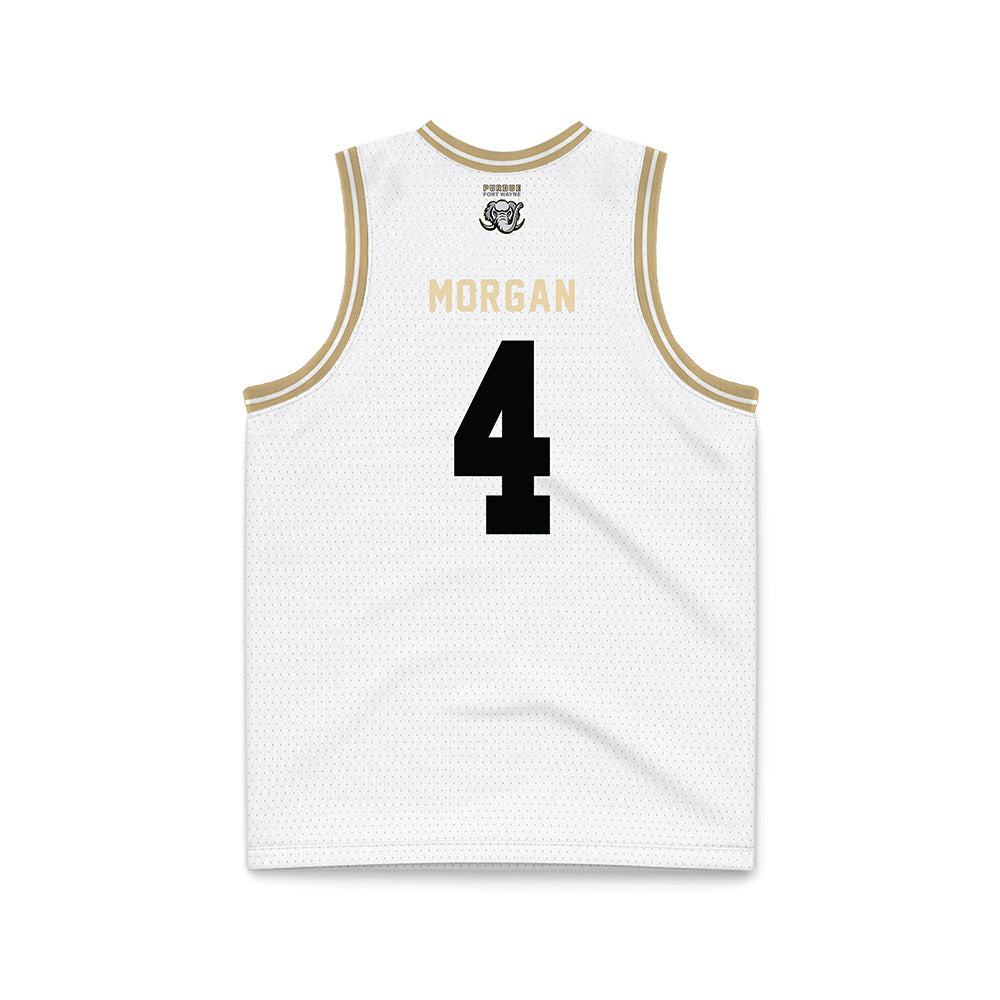 PFW - NCAA Men's Basketball : Chris Morgan - White Basketball Jersey-1